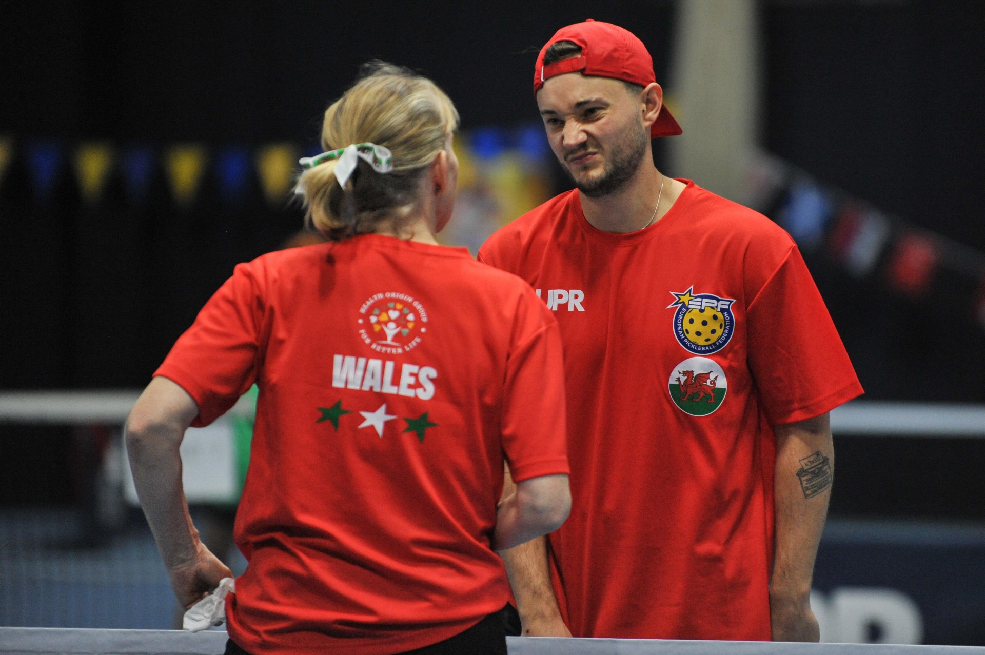 Welsh pickleball players at the 2024 European Pickleball Championships